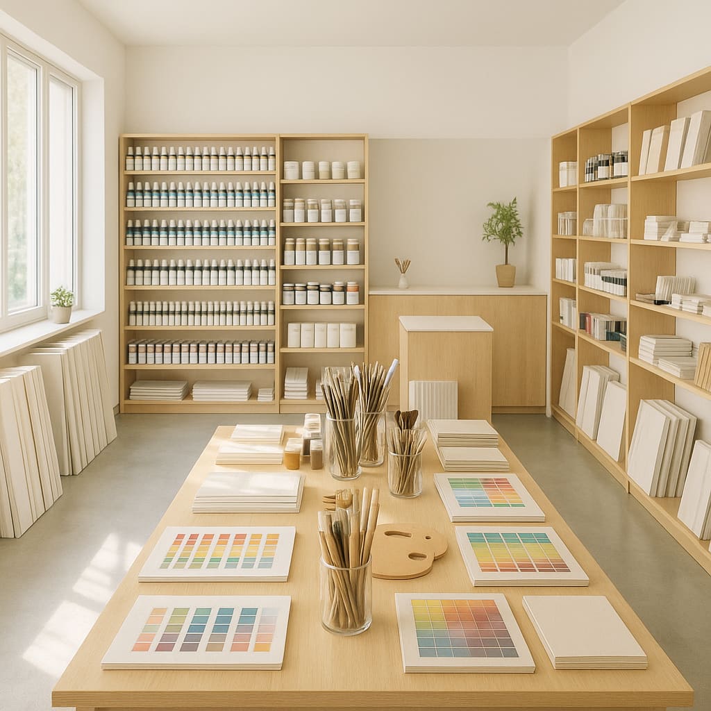Art Supply Store Interior